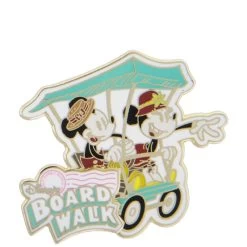 Disney Resort Pin - Disney's Board Walk - Mickey & Minnie Driving Cart