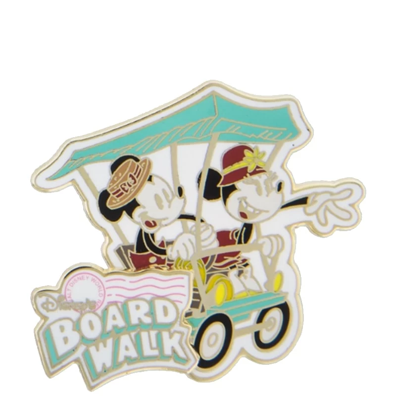 Disney Resort Pin - Disney's Board Walk - Mickey & Minnie Driving Cart