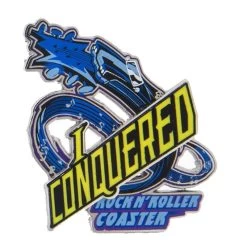 Disney Attraction Pin - Rock N' Roller Coaster - "I Conquered" Pin