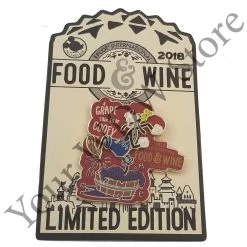 Disney Food And Wine Festival Pin - 2018 Goofy Grape Smash