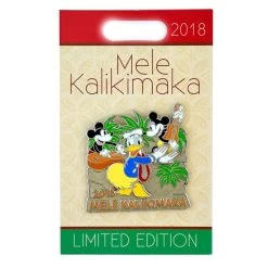 Disney Holiday Pin - 2018 Mele Kalikimaka - Fab 3