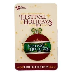 Disney Festival Of The Holidays Pin - 2018 Vacation Club Donald And Goofy