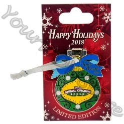 Disney Resort Holidays Pin 2018 - Animal Kingdom Lodge Pumbaa Timon