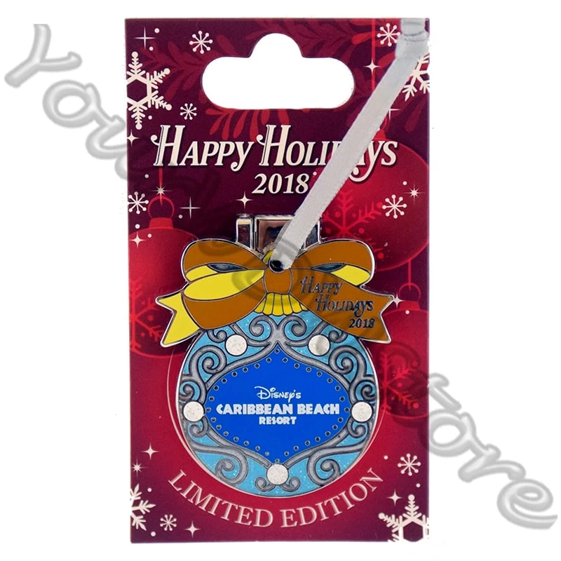Disney Resort Holidays Pin 2018 - Caribbean Beach Dory
