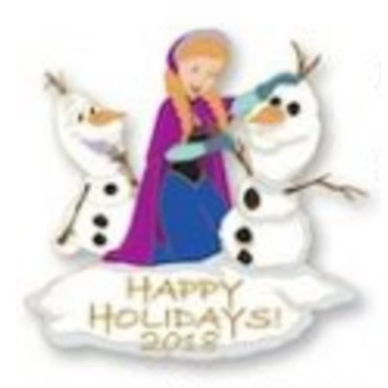 Disney Pin - Happy Holidays 2018 - Anna And Olaf