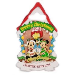 Disney Christmas Pin - Merry Christmas 2018 - Mickey And Minnie