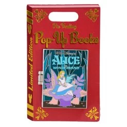 Disney Pin Trading Pop Up Pin - #02 Alice In Wonderland