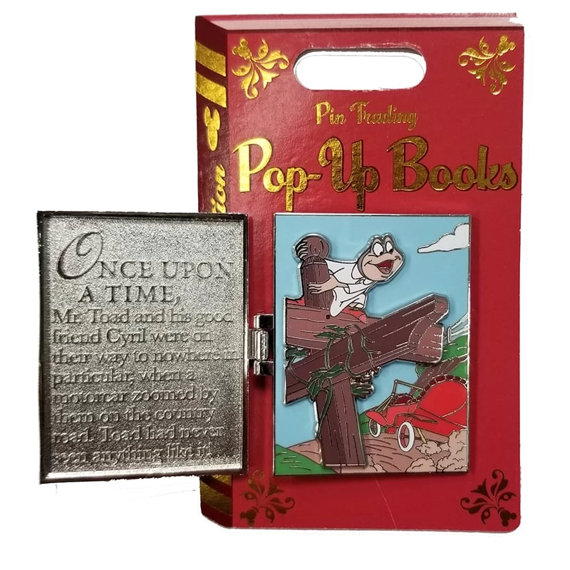 Disney Pin Trading Pop Up Pin - #10 The Wind In The Willows - Image 2