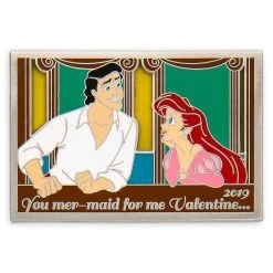 Disney Valentine's Day Pin - 2019 Ariel And Eric
