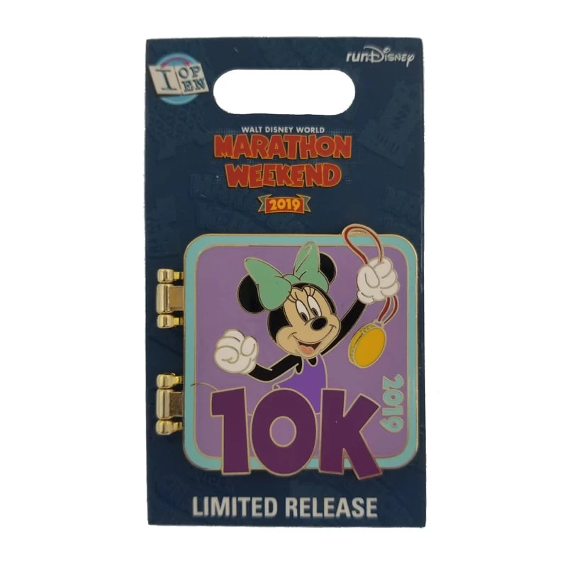Disney Marathon Weekend Pin - 2019 Minnie Mouse 10K