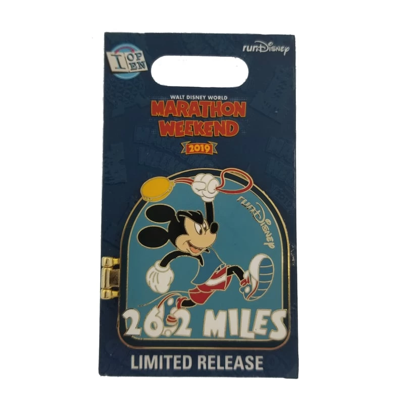 Disney Marathon Weekend Pin - 2019 Mickey Mouse 26.2 Miles
