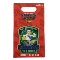 Disney Marathon Weekend Pin - 2019 Half Marathon 13.1 Miles - Donald Duck