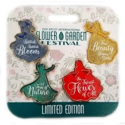 Disney Flower And Garden Pin - 2019 4 Pin Set Princesses