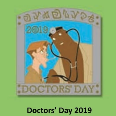 Disney Doctors' Day Pin - 2019 Atlantis Milo And Dr Sweet
