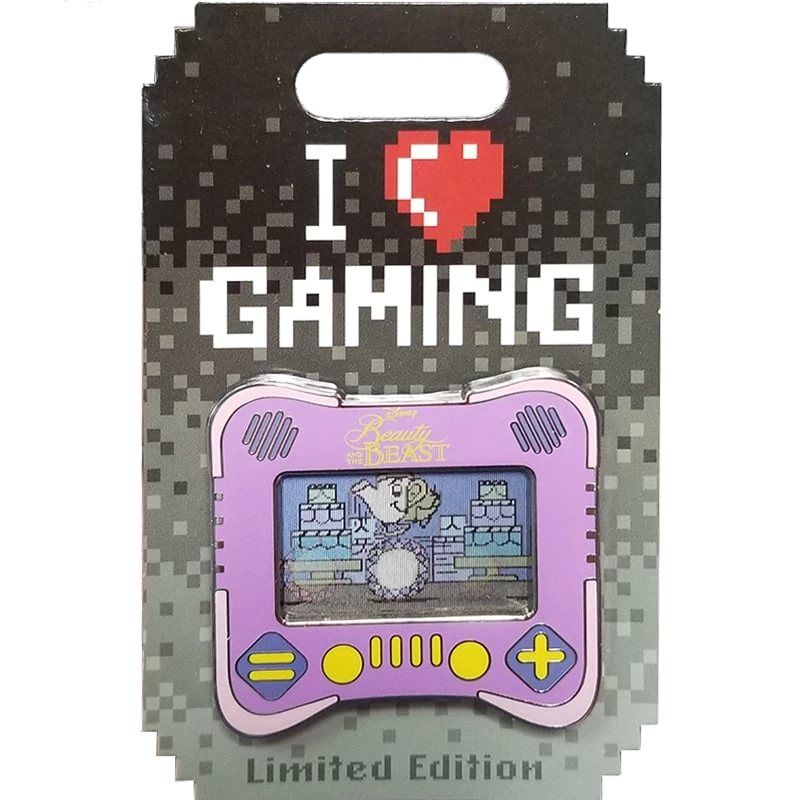 Disney I Heart Gaming Pin - #06 Beauty And The Beast