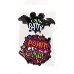 Disney Pin Set - 2 Pins: "Point Me To The Candy" & "Going Batty"