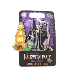 Disney Pin - Maleficent - MNSSHP 2019 - Glow In The Dark Slider - LE