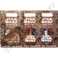 Disney Pin Set - STAR WARS RIVAL RUN - 2019 - 3 Pins