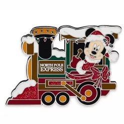 Disney Pin - Santa Mickey Mouse Train Locomotive