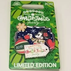 Disney Pin - Mickey's Very Merry Christmas Party 2019 - Limited Edition Minnie Mouse