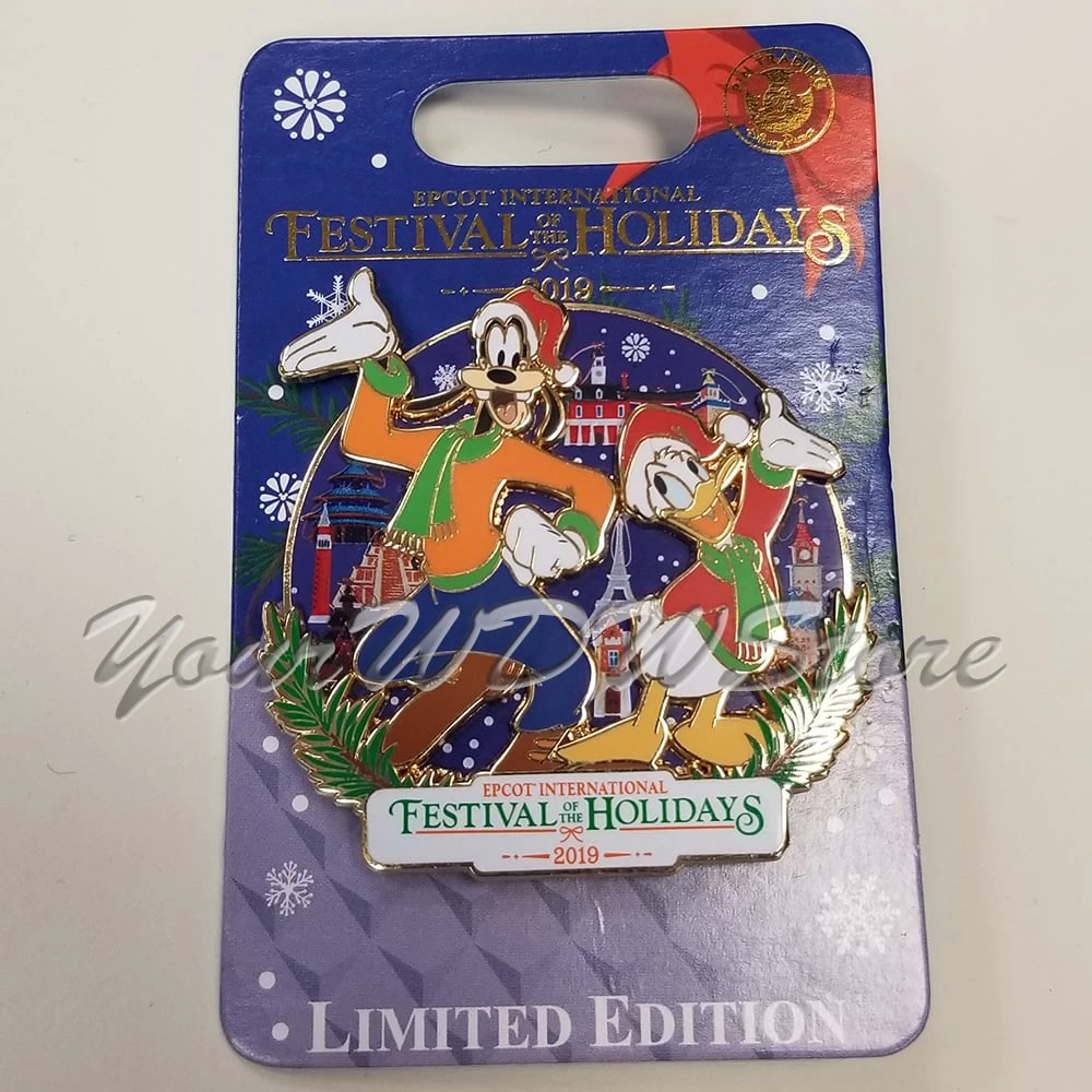 Disney Pin - Festival Of The Holidays 2019 - Disney Vacation Club Exclusive