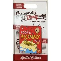 Disney Pin - Cereal Boxes Series #1 - Winnie The Pooh - Pooh's Hunny Pots
