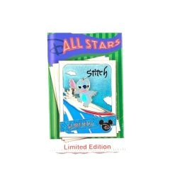 Disney Pin - Trading Card All Stars - 01 Surfing Stitch