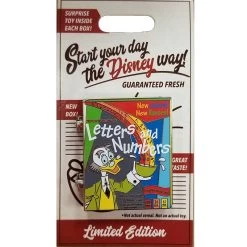 Disney Pin - Cereal Boxes Series #2 - Professor Von Drake - Letters And Numbers