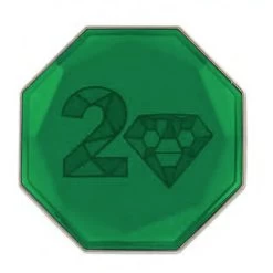Disney Pin - Countdown To The 20th Anniversary Of Pin Trading #09 - #34 - Completer - Logo