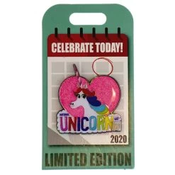 Disney Pin - Celebrate Today - 04 National Unicorn Day 2020 - Inside Out - Famous