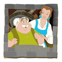 Disney Pin - Father's Day 2020 - Belle & Maurice - Limited Edition