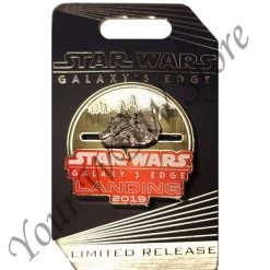 Disney Star Wars Pin - Galaxy's Edge Landing 2019 Millennium Falcon Slider
