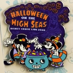 Disney Pin - Halloween 2020 - Mickey & Minnie Mouse - Halloween On The High Seas