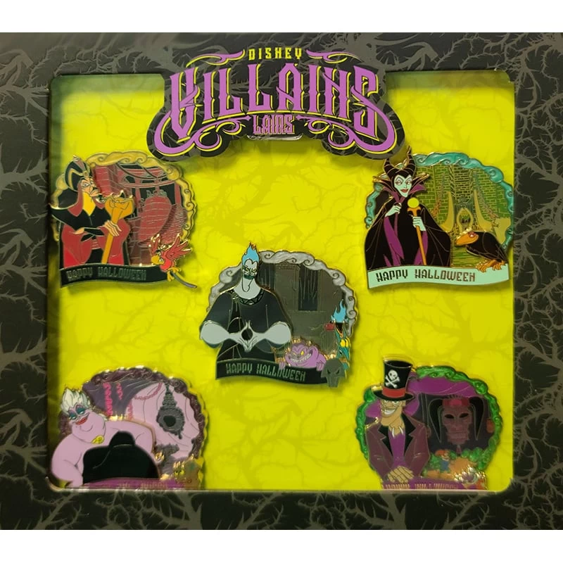 Disney Pin Set - Happy Halloween 2020 - Villains Lairs