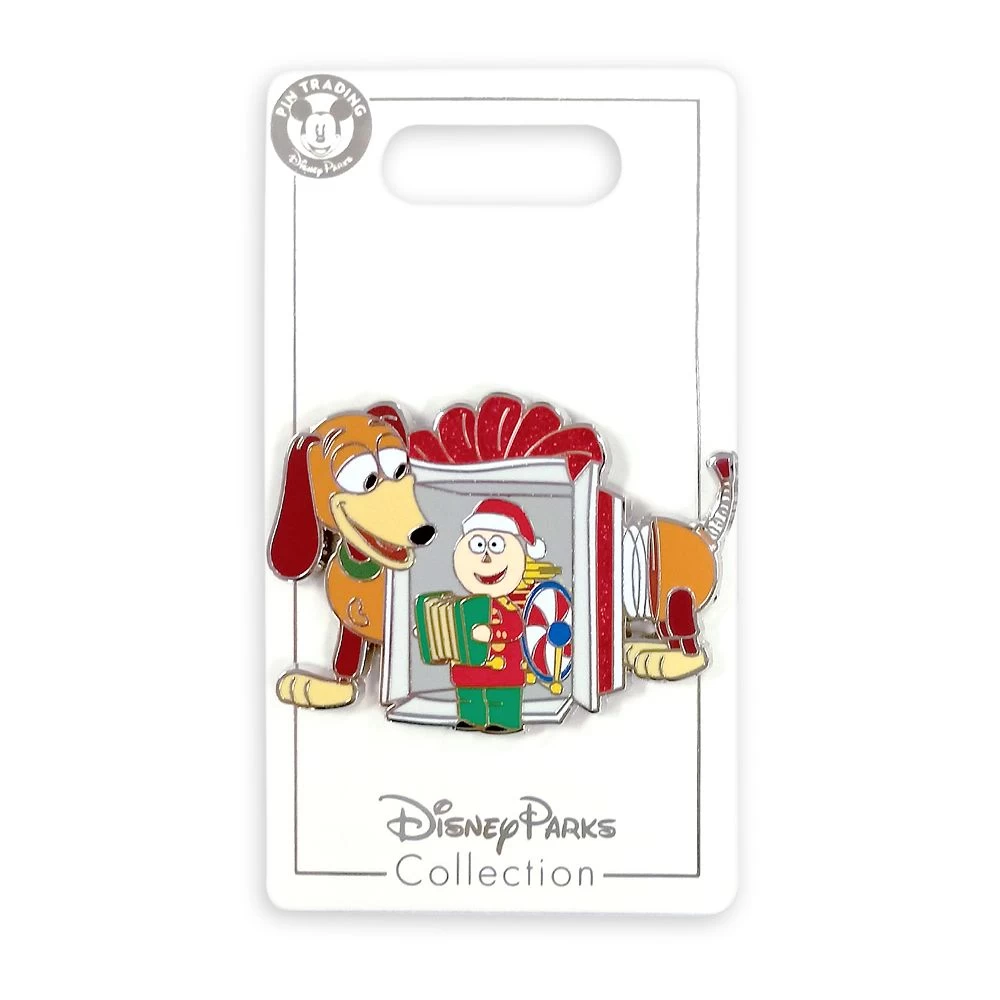 Disney Pin - Toy Story Slinky Dog And Tinny Tin Toy Holiday Pin