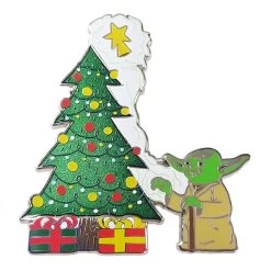 Disney Pin - Star Wars Yoda Holiday Pin
