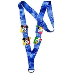 Disney Pin Lanyard Starter Set - 2021 Logo - Mickey Mouse And Friends