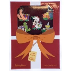 Disney Christmas Box Pin Set - Mystery Reveal/Conceal - Mickey And Friends Gifts - LE 1000