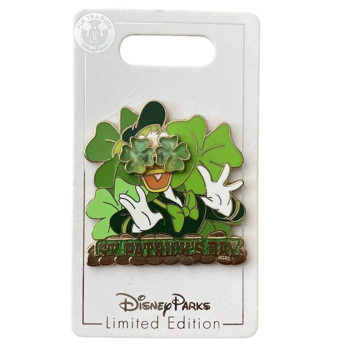 Disney Pin - St Patrick's Day 2021 - Donald Duck