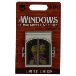 Disney Pin - The Windows On Main Street U.S.A Series - Pinocchio And Geppetto