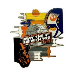 Disney Pin - Star Wars Day ''May The 4th Be With You'' 2021 Pin – Limited Release
