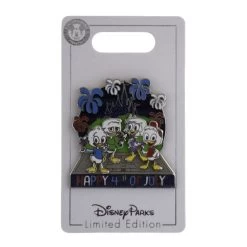 Disney Independence Day Pin - Donald's Nephews - "HAPPY 4th OF JULY"