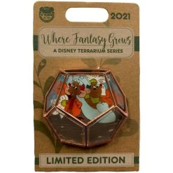 Disney Pin - Terrarium Series - Where Fantasy Grows - Cinderella - Jaq And Gus