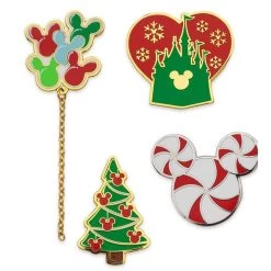 Disney Pin Set - Disney Holiday Mini Pin Set