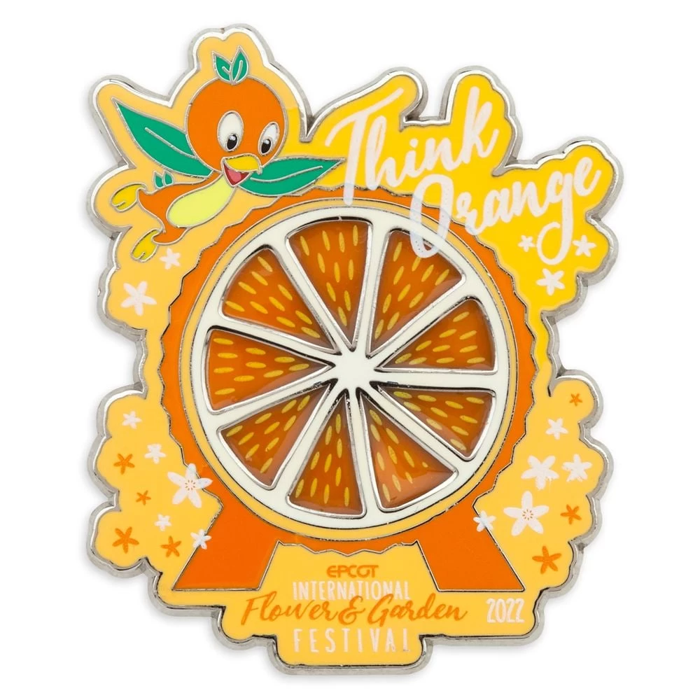 Disney Pin - EPCOT Flower And Garden Festival 2022 - Orange Bird - Think Orange - Image 2