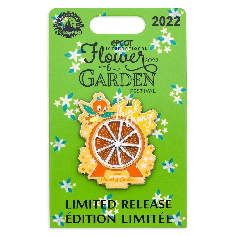 Disney Pin - EPCOT Flower And Garden Festival 2022 - Orange Bird - Think Orange
