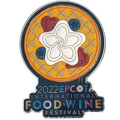 Disney Pin - 2022 Epcot Food And Wine Spaceship Earth Waffle