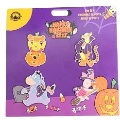 Disney Pin Set - Halloween Winnie The Pooh And Friends