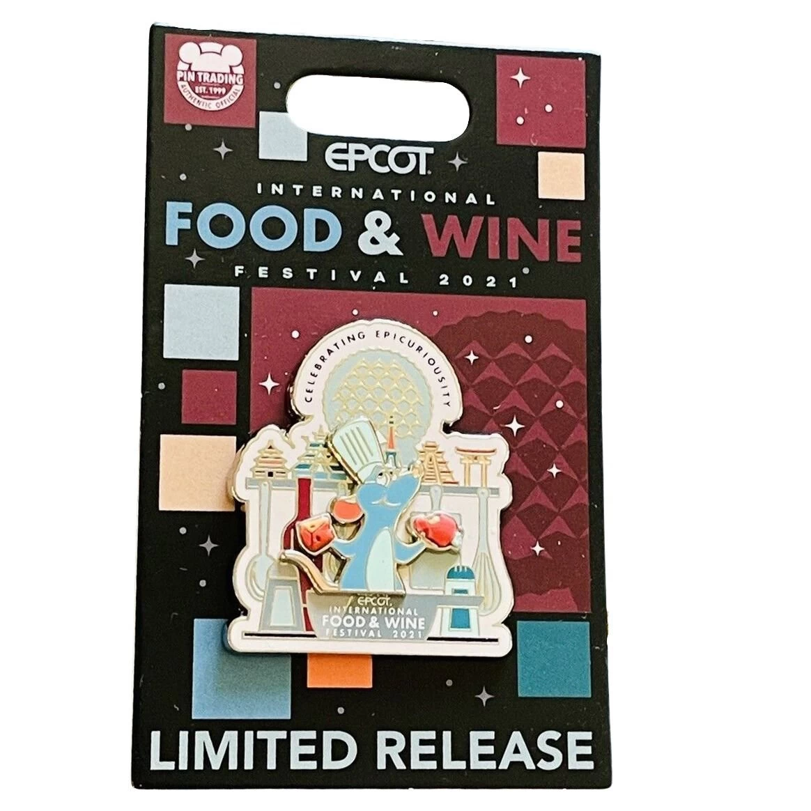 Disney Pin - EPCOT Food And Wine Festival 2021 - Remy Ratatouille