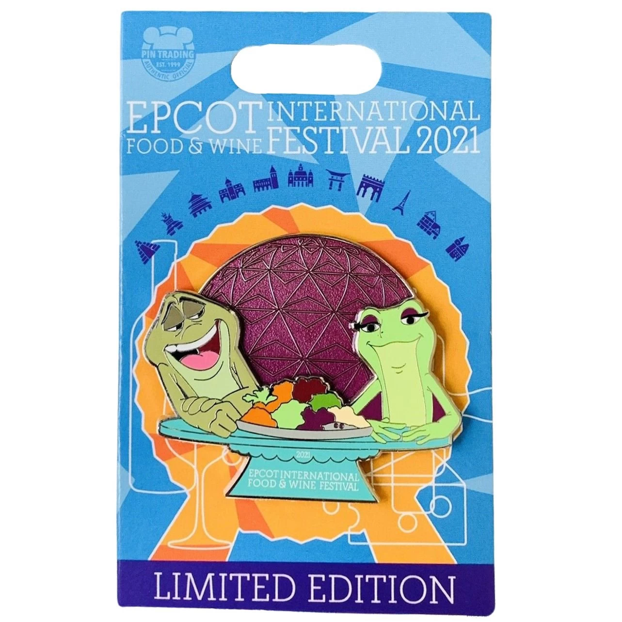 Disney Pin - EPCOT Food And Wine Festival 2021 - Princess And The Frog